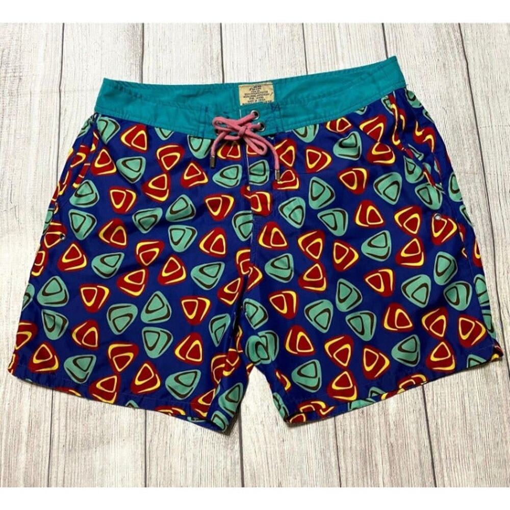 Mr. Swim Colorful Men's Swim Trunks Size 34